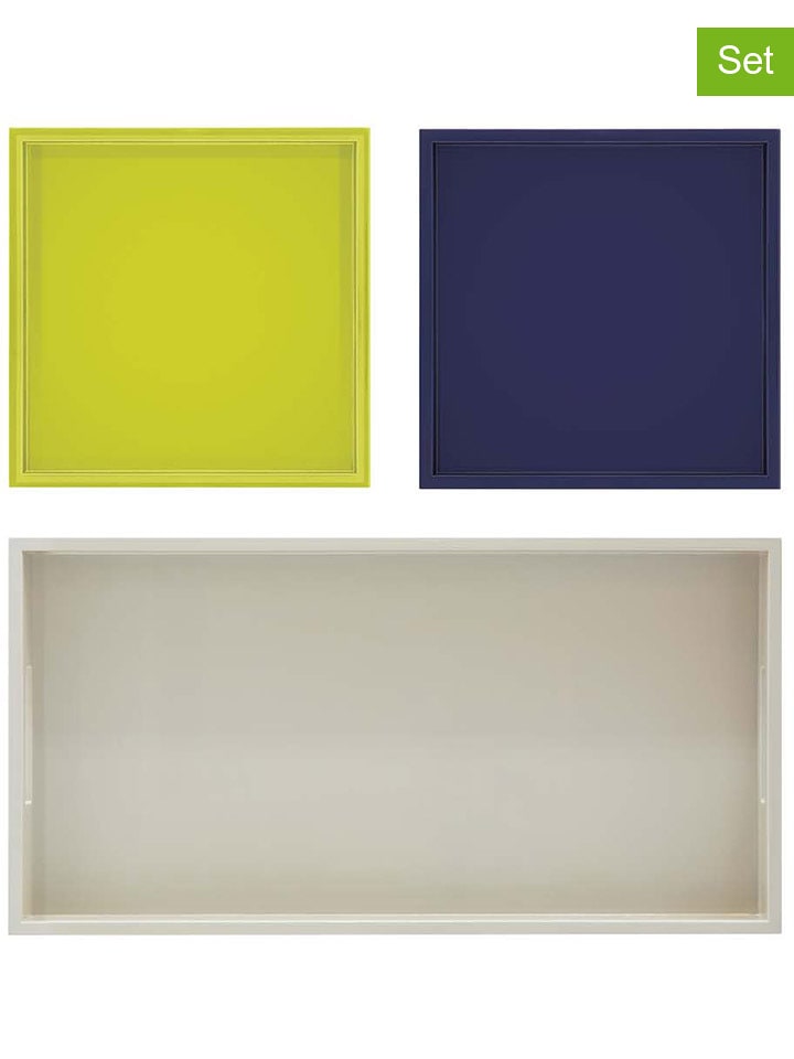 Remember Tace (3 szt.) "Trias" w kolorze zielono-granatowo-jasnoszarym rozmiar: onesize