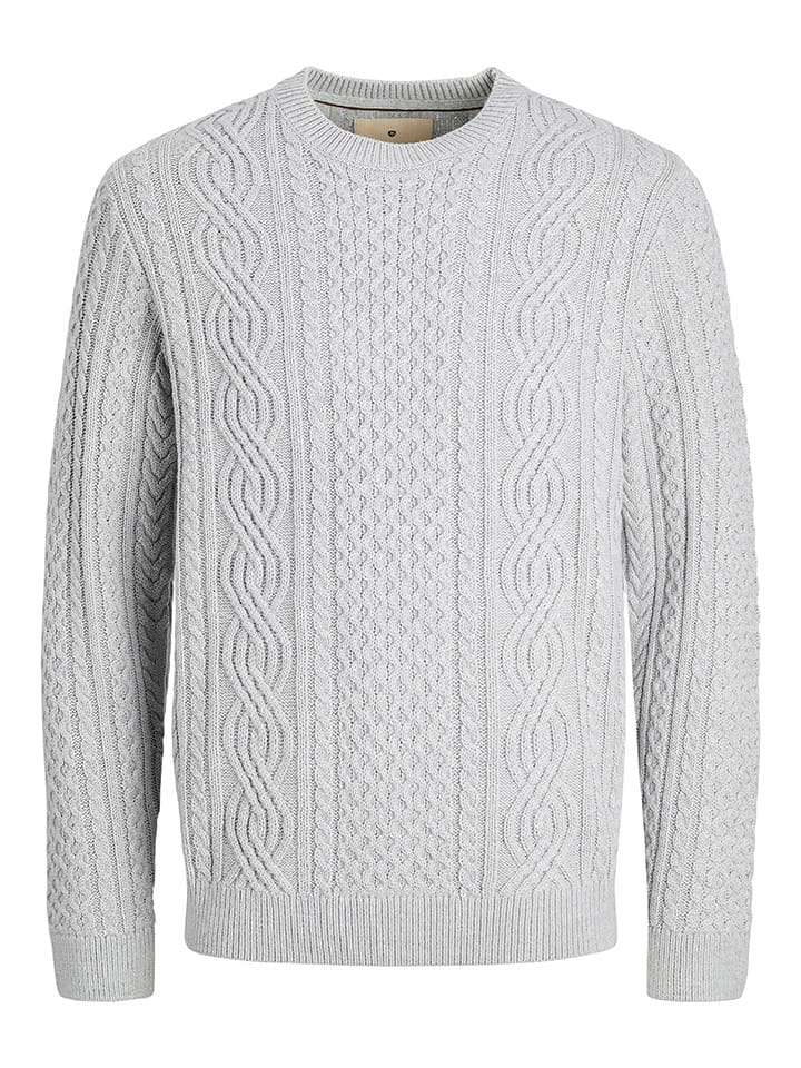 Jack & Jones Sweter w kolorze szarym rozmiar: XL