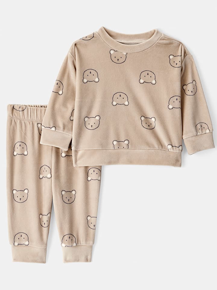 carter's 2-częściowy zestaw w kolorze beżowym rozmiar: 62