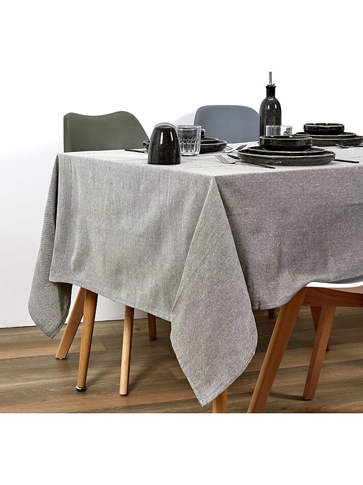 THE HOME DECO FACTORY Obrus w kolorze khaki - 250 x 140 cm rozmiar: onesize