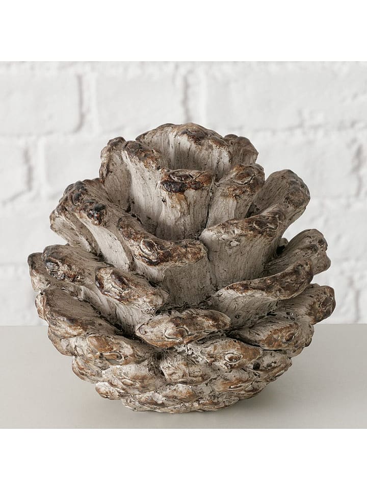 Boltze Dekoracja "Modena" w kolorze brązowym - wys. 14,5 x Ø 15,5 cm rozmiar: onesize