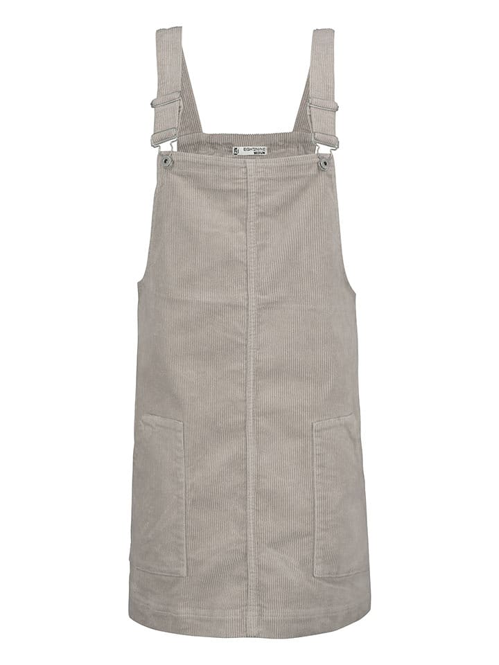 Eight2Nine Sukienka-ogrodniczka w kolorze szarym rozmiar: L