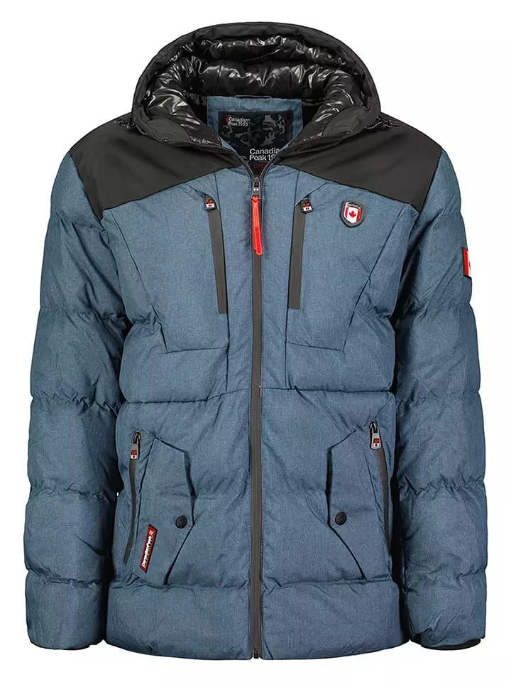 Canadian Peak Kurtka zimowa "Cashblendeak" w kolorze niebiesko-czarnym rozmiar: S