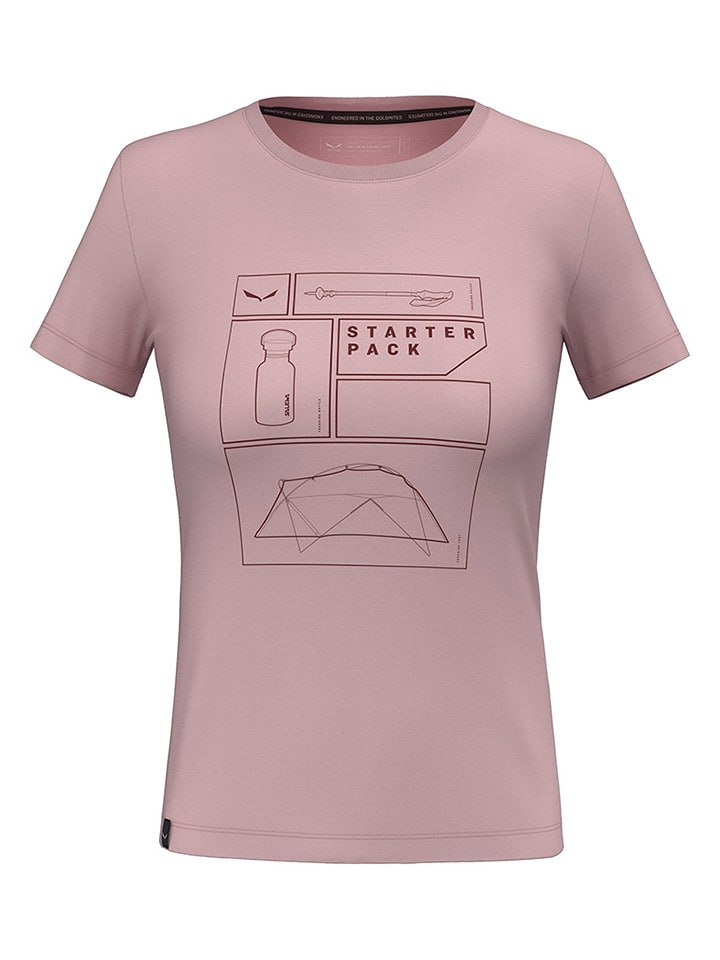 Salewa Koszulka funkcyjna w kolorze jasnoróżowym rozmiar: 38