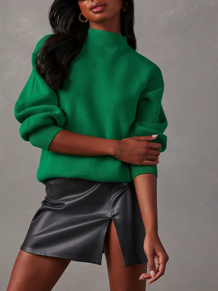 Milan Kiss Sweter w kolorze zielonym rozmiar: S