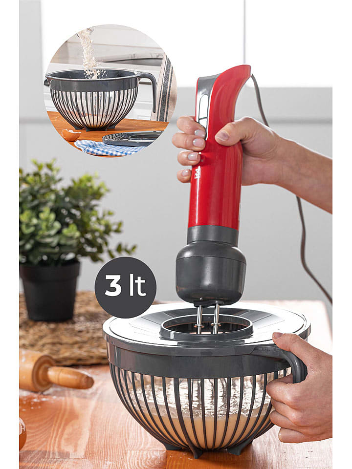 Violeta Home Miska w kolorze szarym do mieszania - 3 l rozmiar: onesize