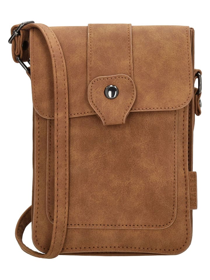 Beagles Torebka w kolorze jasnobrązowym na telefon - 13 x 19 x 3 cm rozmiar: onesize