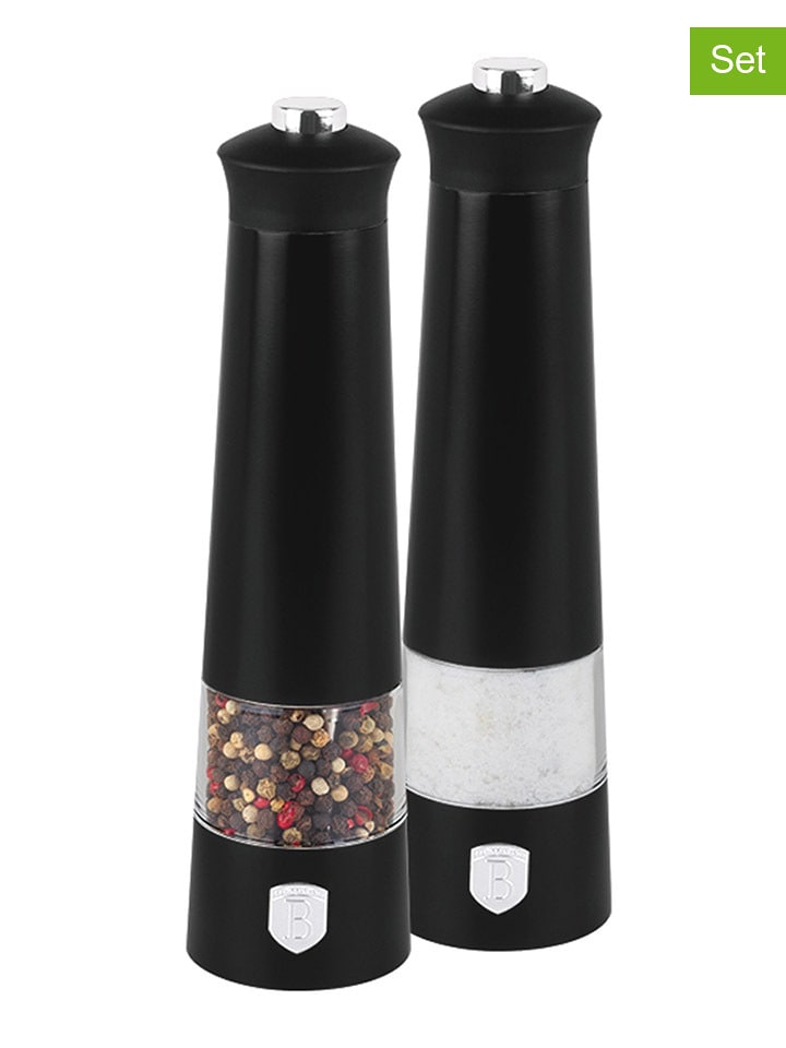 Berlinger Haus 2-częściowy zestaw młynków w kolorze czarnym rozmiar: onesize