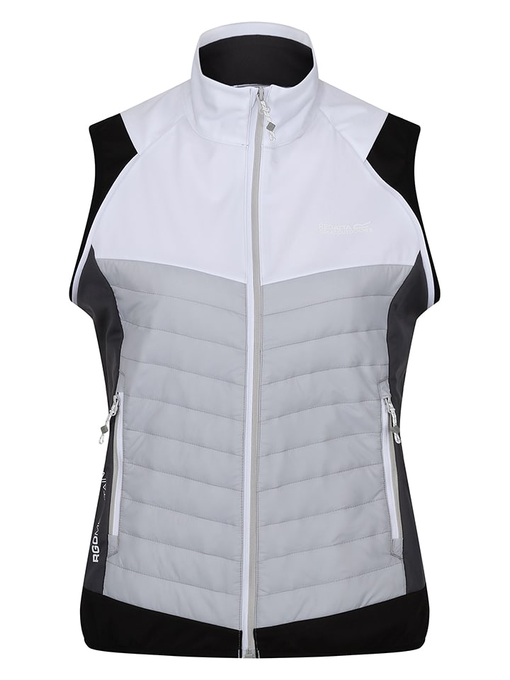 Regatta Kamizelka hybrydowa "Steren" w kolorze biało-czarnym rozmiar: 38