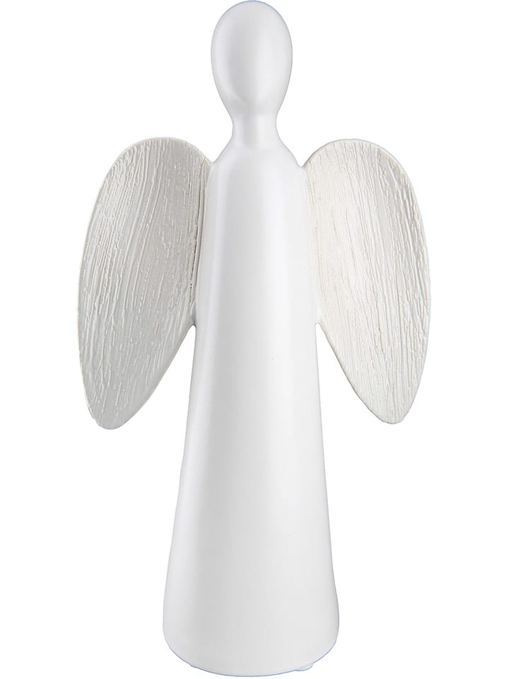 GILDE Figurka dekoracyjna "Barbara" w kolorze białym - 13 x 24 x 7 cm rozmiar: onesize