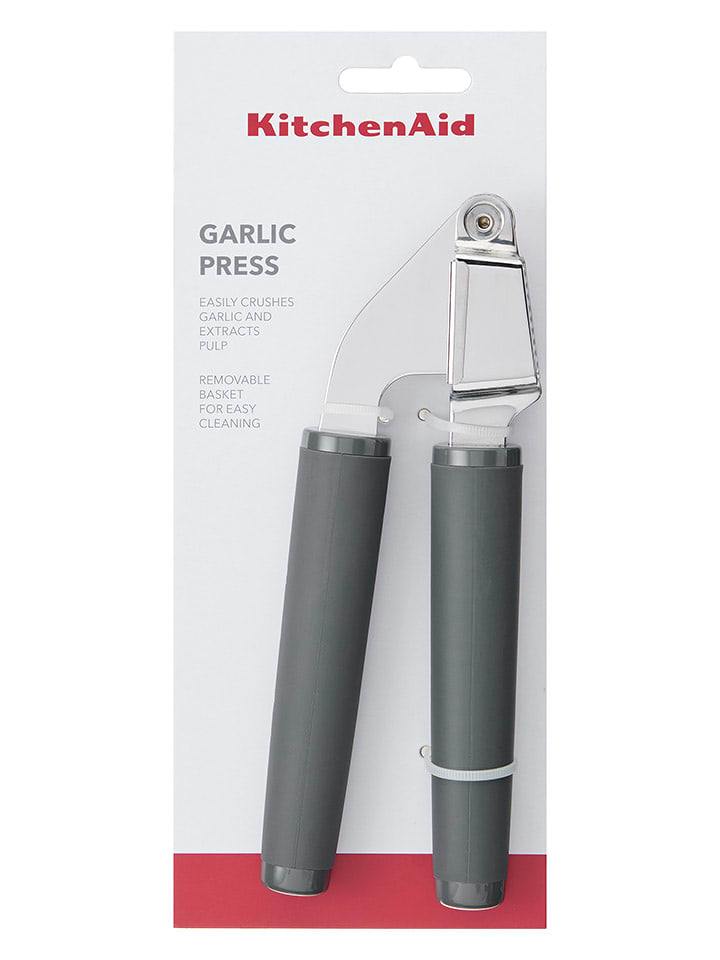 KitchenAid Praska w kolorze srebrno-szarym do czosnku - dł. 18,8 cm rozmiar: onesize