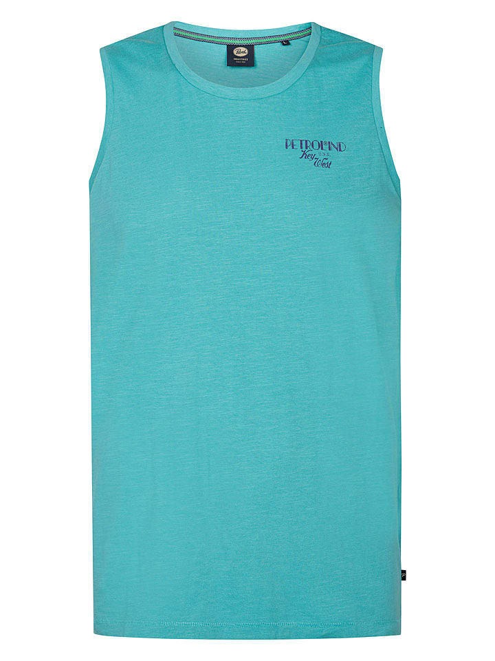 Petrol Industries Top w kolorze turkusowym rozmiar: 3XL