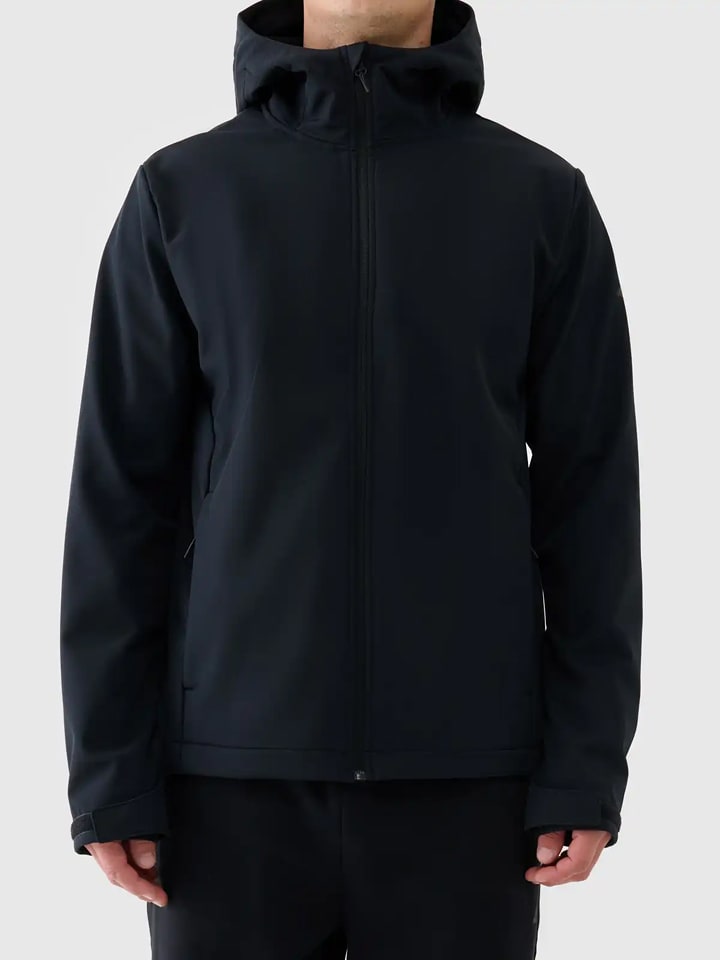 4F Kurtka softshellowa w kolorze czarnym rozmiar: M