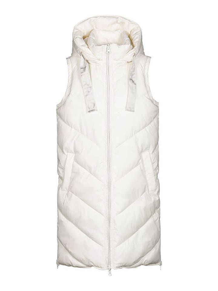 Herrlicher Kamizelka pikowana w kolorze kremowym rozmiar: XL