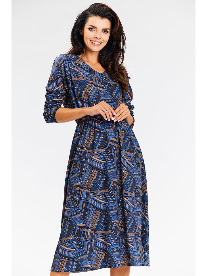 Awama Sukienka w kolorze granatowym rozmiar: XL