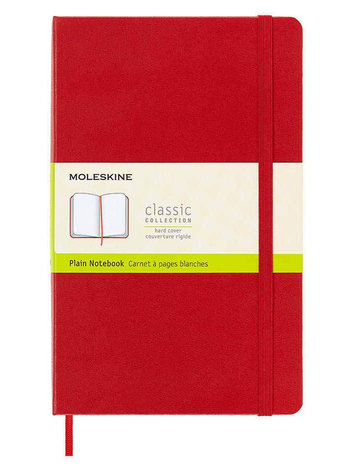Moleskine Notatnik w kolorze czerwonym - 13 x 21 cm rozmiar: onesize