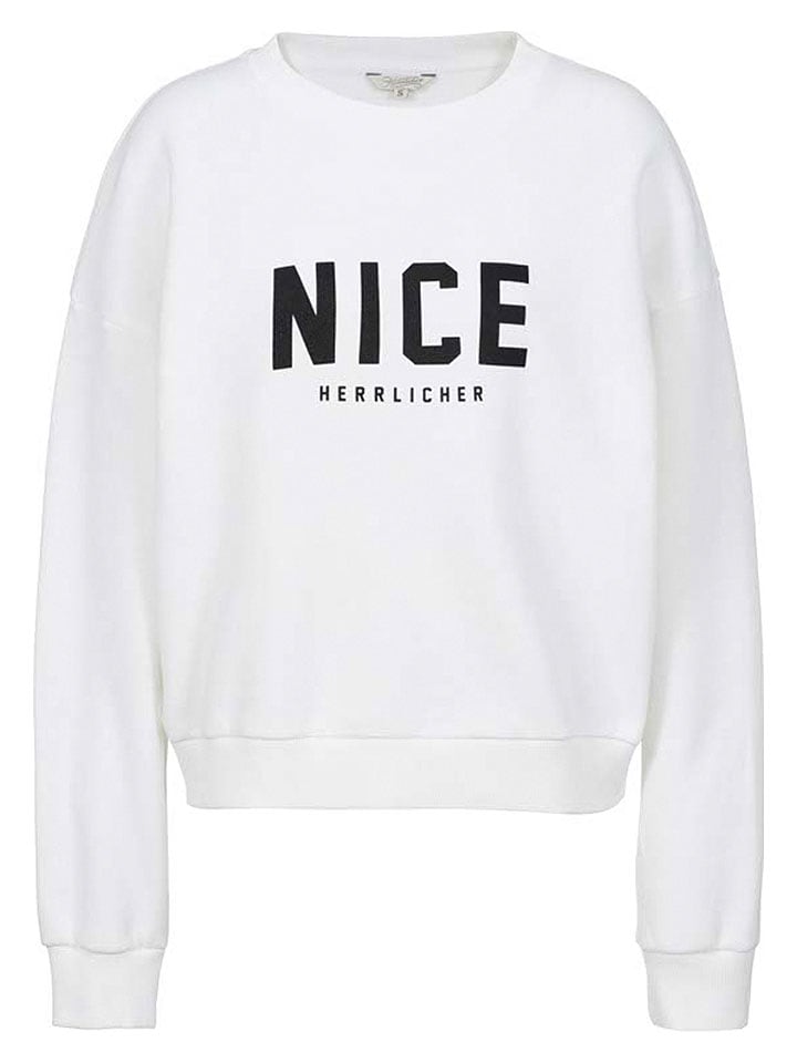 Herrlicher Bluza "Christy" w kolorze białym rozmiar: M