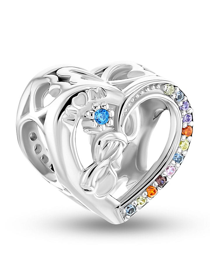 CHARM'S Srebrny charms z cyrkoniami rozmiar: onesize