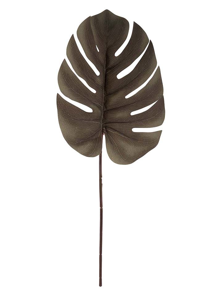Present Time Sztuczna roślina "Monstera Stem" w kolorze czarnym - wys. 61 cm rozmiar: onesize
