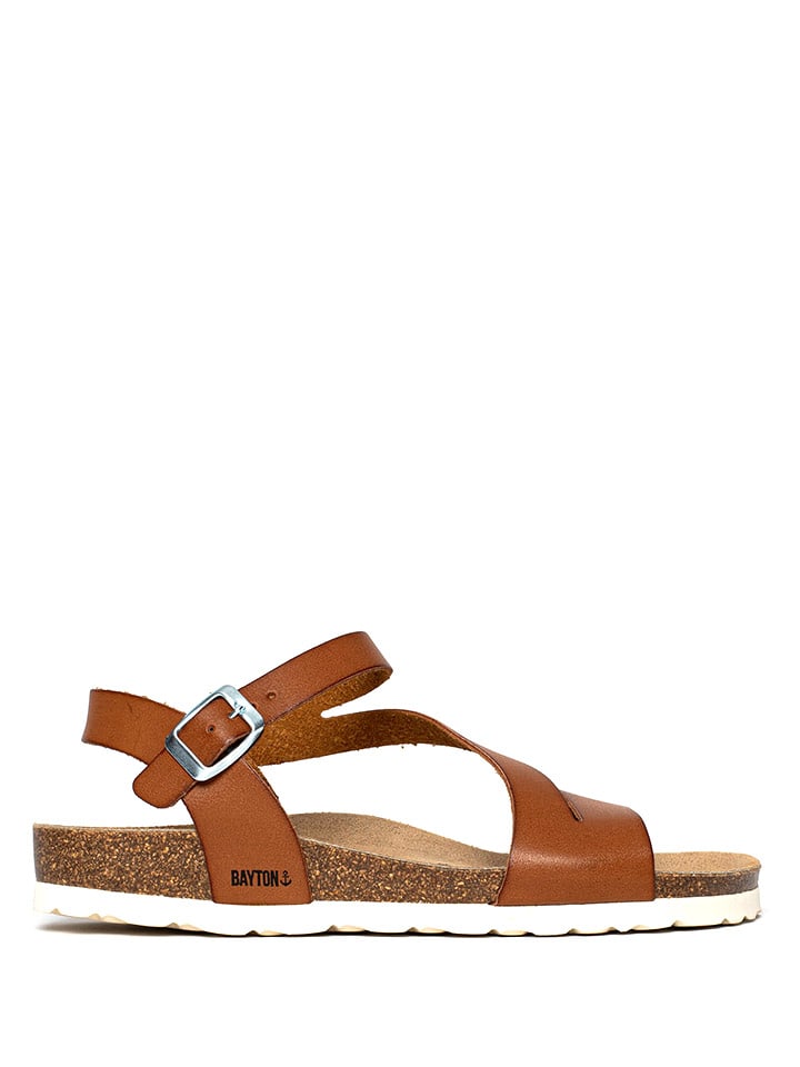 BAYTON Sandały "Javea" w kolorze jasnobrązowym rozmiar: 39