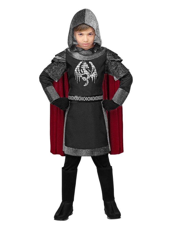 Carnival Party Kostium "Dunkler Ritter" w kolorze czerwono-czarnym rozmiar: 128