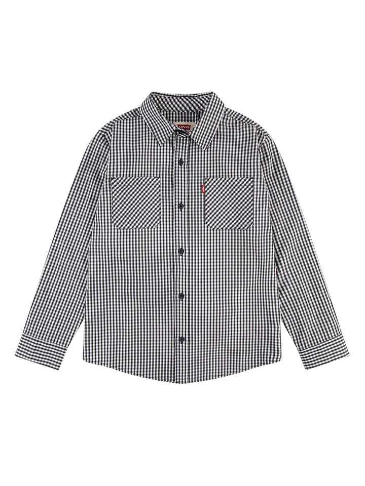 Levi's Kids Koszula w kolorze biało-czarnym rozmiar: 152