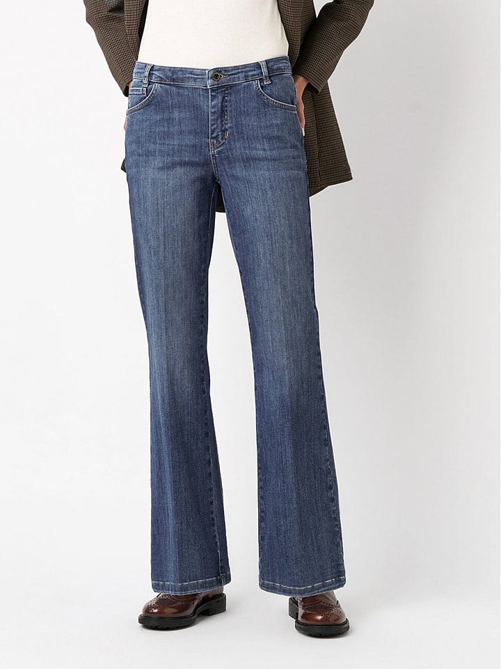 Rosner Dżinsy - Bootcut fit - w kolorze granatowym rozmiar: 40/L32