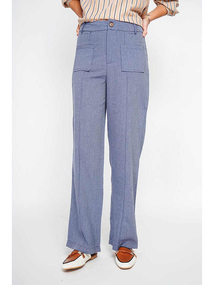 ASSUILI Spodnie w kolorze niebieskim rozmiar: 38