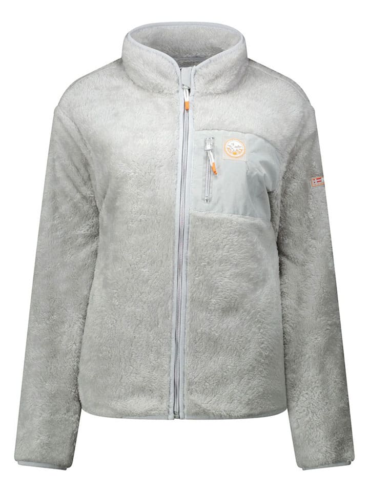 Geographical Norway Kurtka polarowa "Upecious" w kolorze szarym rozmiar: S