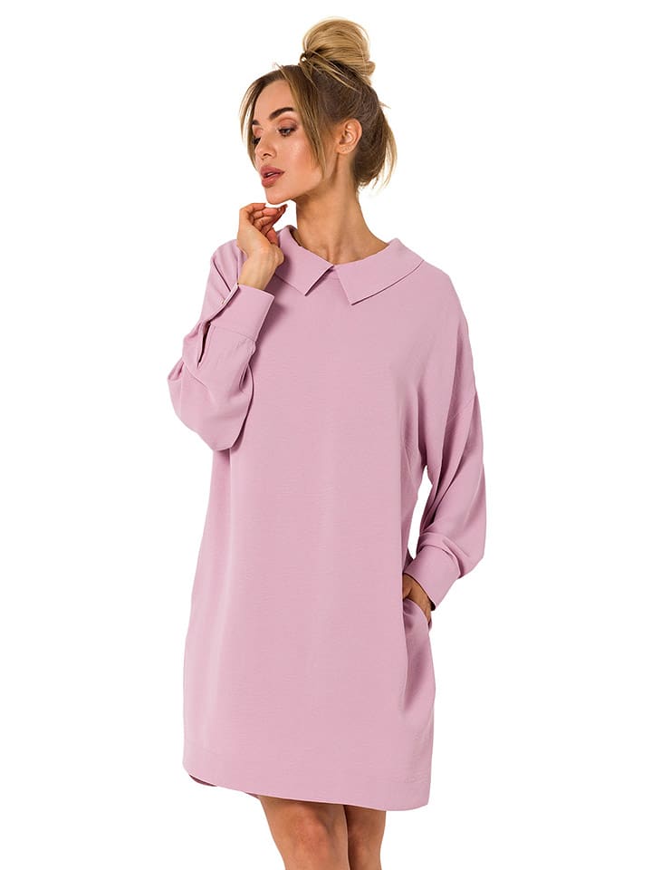 made of emotion Sukienka w kolorze jasnoróżowym rozmiar: M