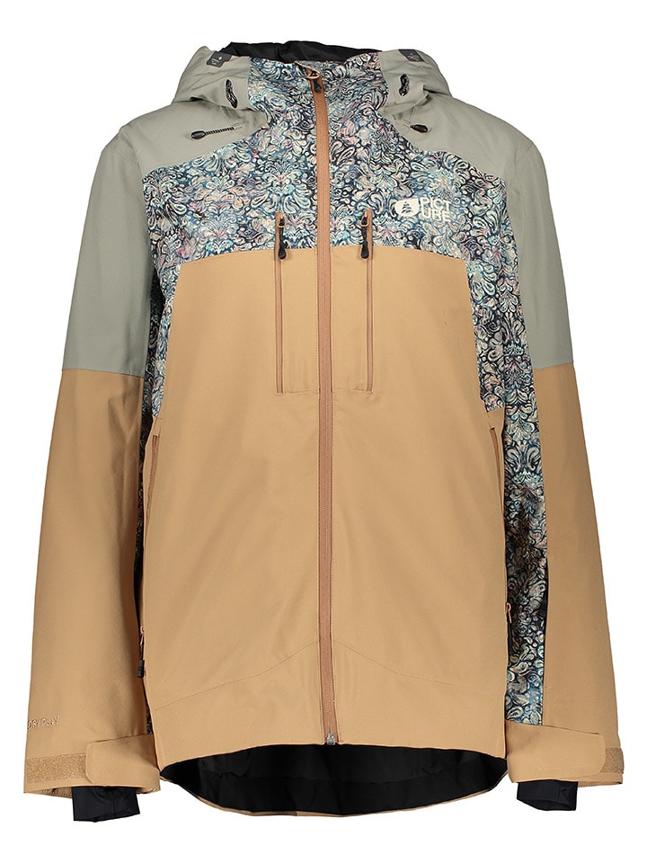 PICTURE Kurtka narciarska "Exa" w kolorze jasnobrązowym rozmiar: XS