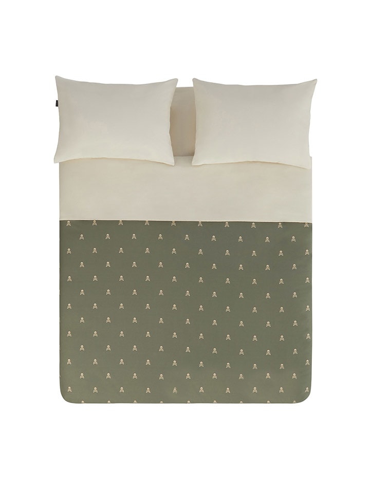 SCALPERS 4-częściowy zestaw pościeli w kolorze oliwkowo-beżowym rozmiar: onesize