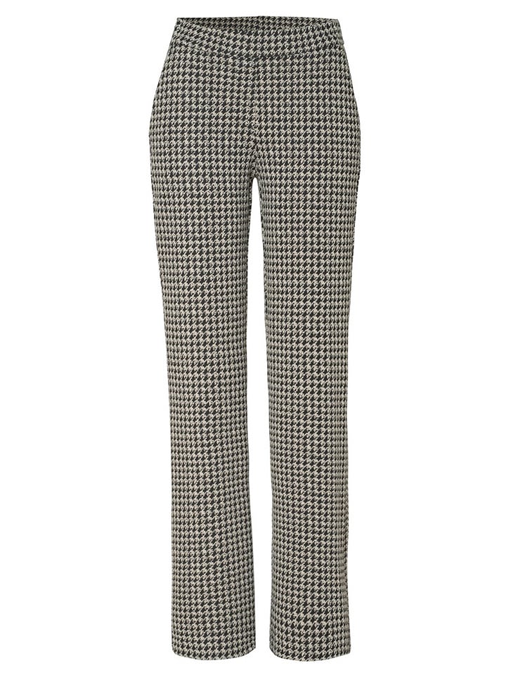 Rosner Spodnie "Jenny" w kolorze czarno-kremowym rozmiar: 36