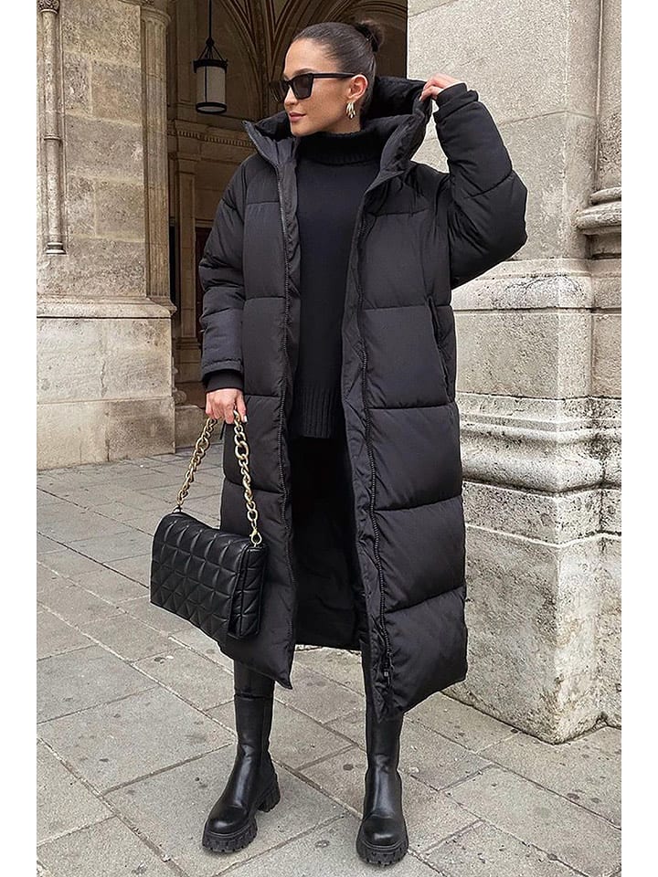 MADMEXT Płaszcz zimowy w kolorze czarnym rozmiar: S