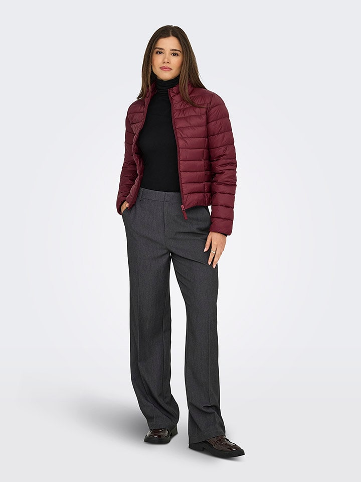 ONLY Kurtka pikowana w kolorze bordowym rozmiar: S