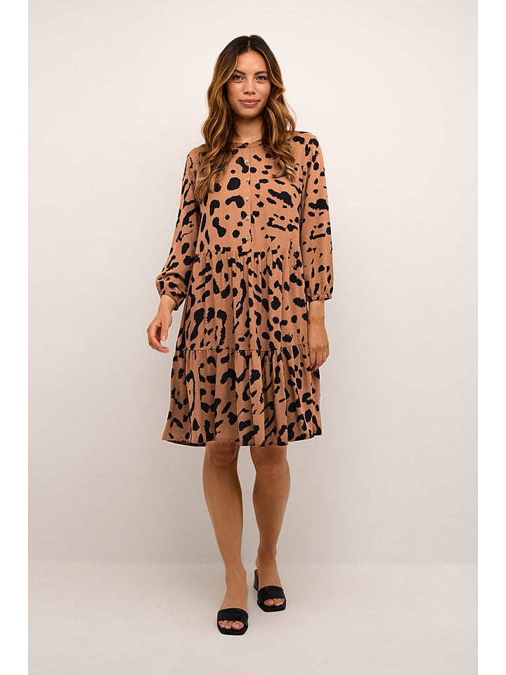 CULTURE Sukienka w kolorze beżowym rozmiar: XXL