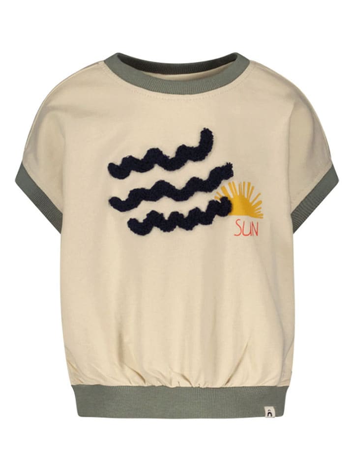 The New Chapter Koszulka w kolorze kremowo-zielonym rozmiar: 92