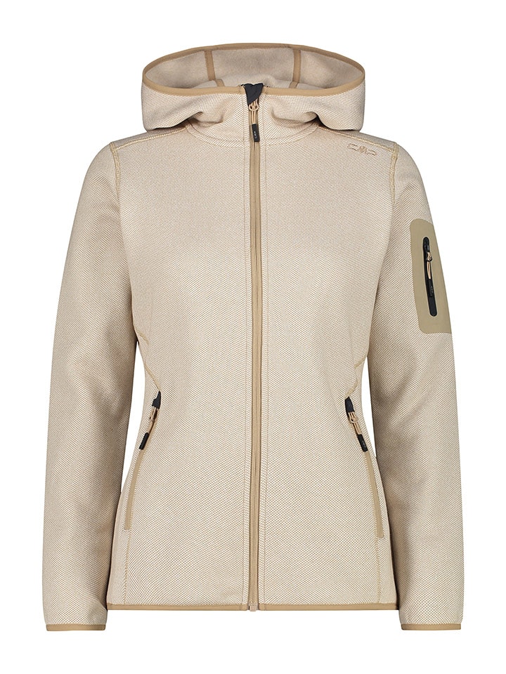 CMP Kurtka polarowa w kolorze beżowym rozmiar: 50