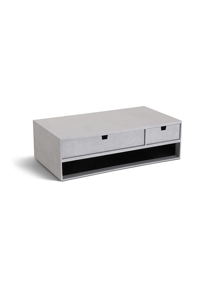 BigsoBox Stojak "Ted" w kolorze szarym na monitor - 48,5 x 15 x 26 cm rozmiar: onesize