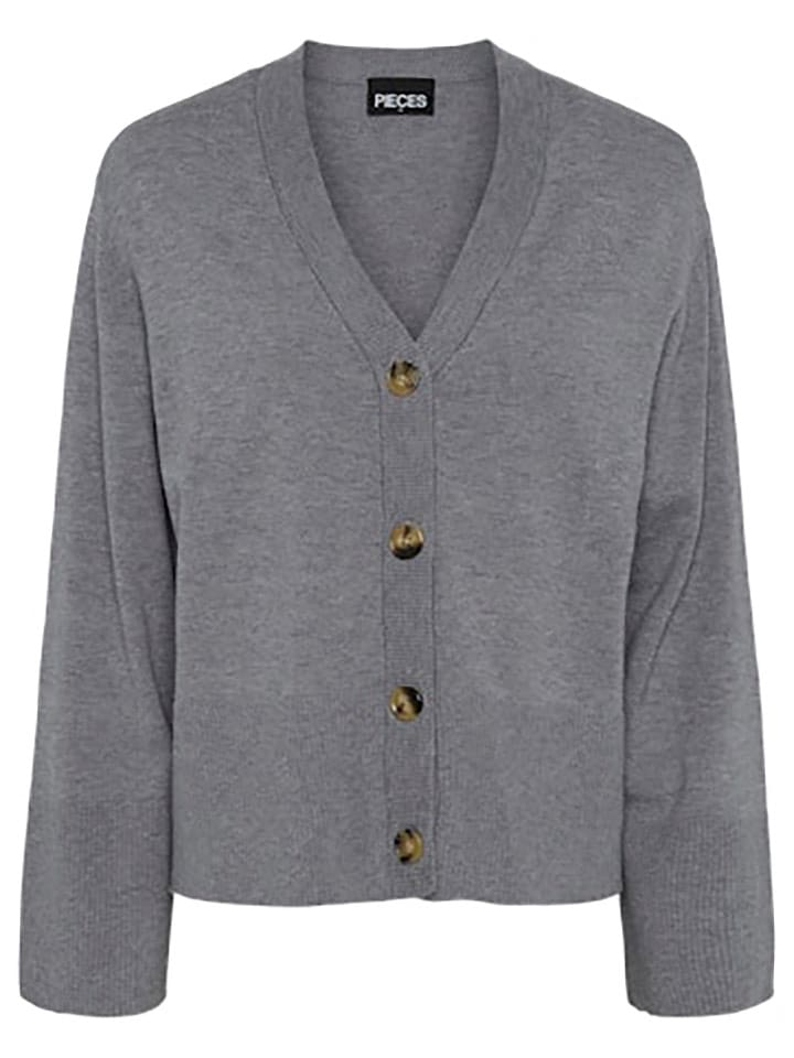 Pieces Kardigan w kolorze szarym rozmiar: XS