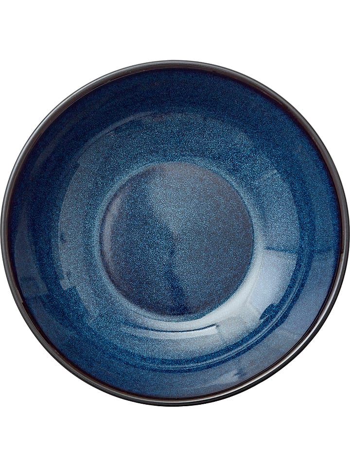 Bitz Talerz w kolorze czarno-niebieskim do makaronu - Ø 20 cm rozmiar: onesize