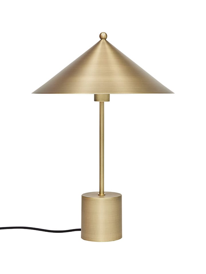 OYOY living design Lampa stołowa "Kasa" w kolorze złotym - wys. 50 x Ø 35 cm rozmiar: onesize