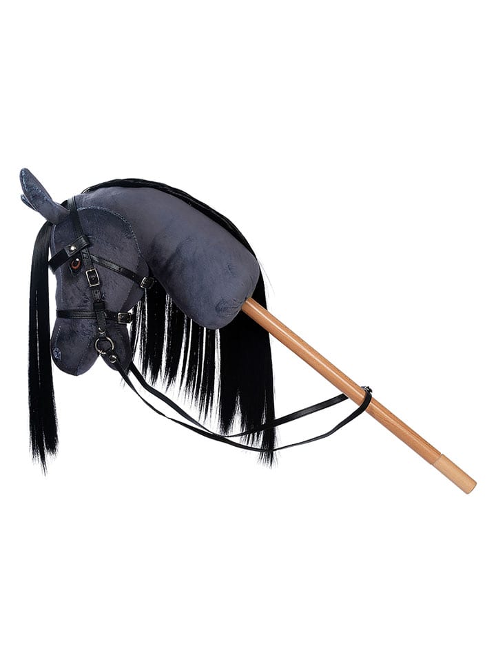 ASTRUP Koń "Blaze" w kolorze czarnym na kiju - 3+ rozmiar: onesize