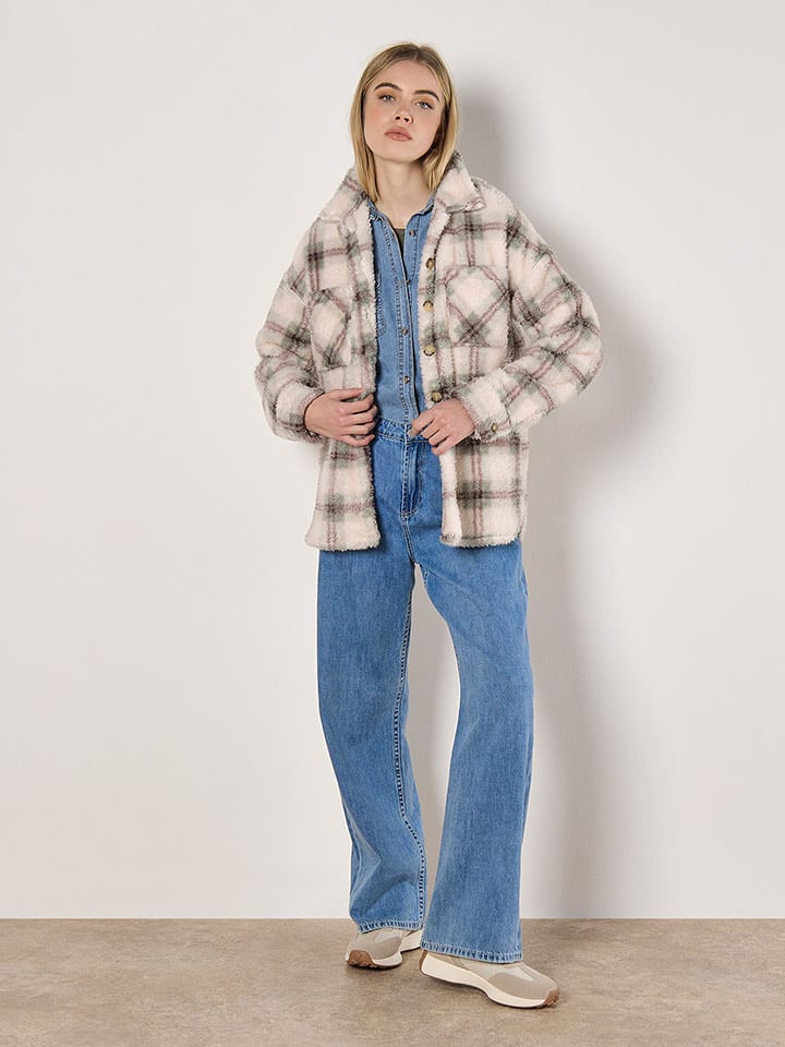 Apricot Kurtka koszulowa w kolorze kremowo-czarnym rozmiar: M