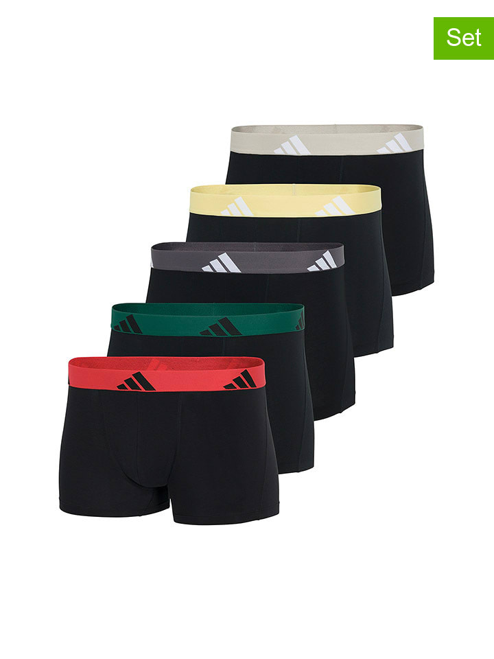 adidas Bokserki (5 par) w kolorze czarnym rozmiar: L