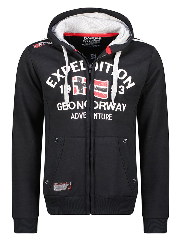 Geographical Norway Bluza "Flag" w kolorze czarnym rozmiar: XXL