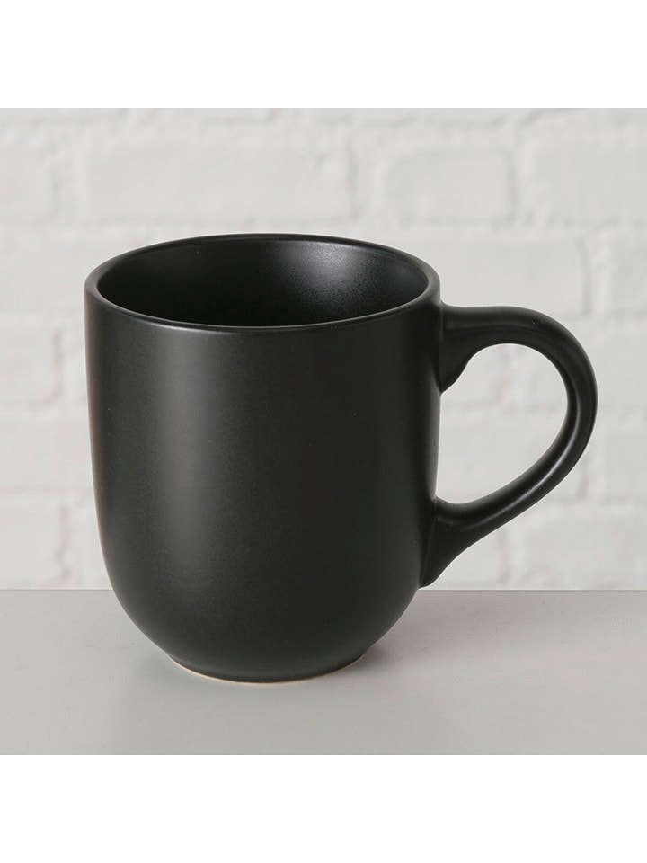 Boltze Kubek "Pastell" w kolorze czarnym - 300 ml rozmiar: onesize