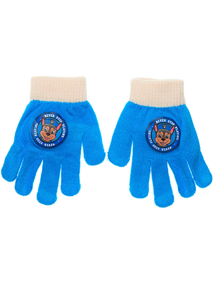 Paw Patrol Rękawiczki "Psi patrol" w kolorze niebieskim rozmiar: onesize