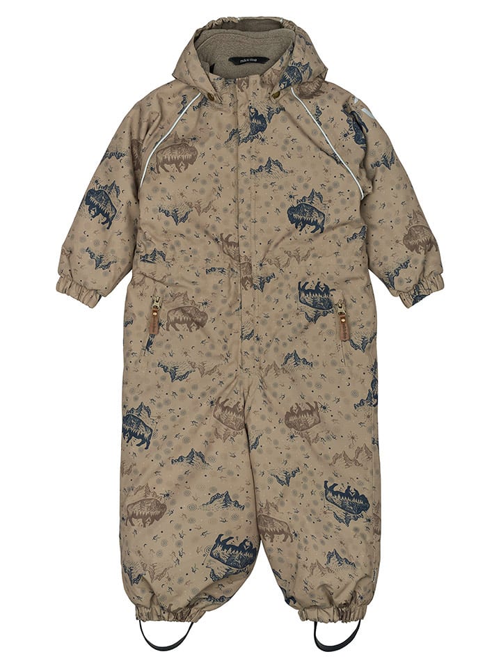 mikk-line Kombinezon zimowy w kolorze beżowym rozmiar: 98