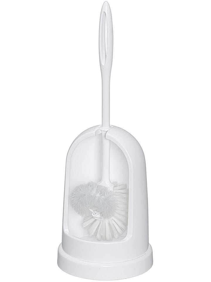 Wenko Zestaw WC w kolorze białym - wys. 40 x Ø 14 cm rozmiar: onesize